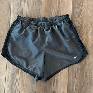 Nike Women's Charcoal Gray Athletic Shorts